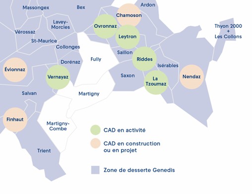 Réseaux de chauffage à distance Genedis